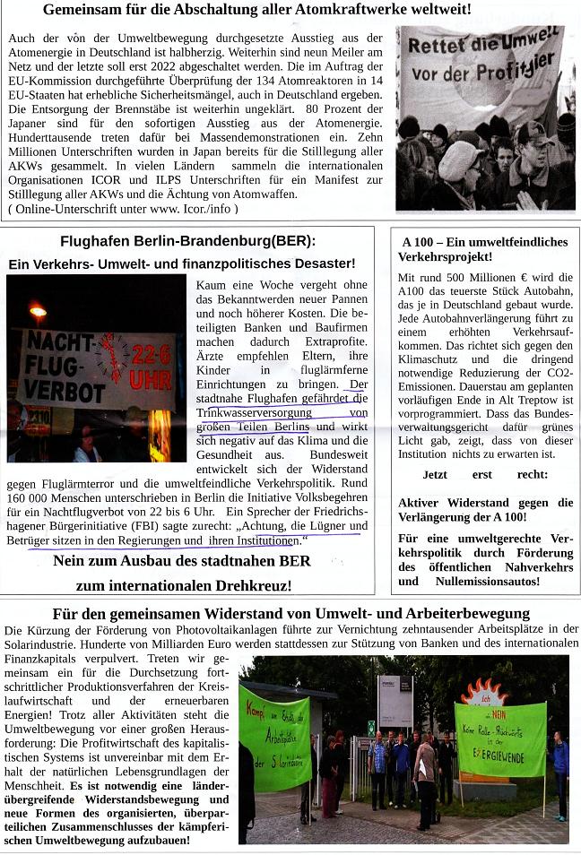 Demo in Berlin gegen Fluglaerm - Flugblatt zur Kundgebung am Weltklimatag, 1. Dezember 2012 um 14 Uhr